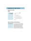 Page 6Reroute Your Calls . . .
Transfer
1.  At keyset or DSL, press  .
OR
1.  At SLT, hookflash.
You hear Transfer dial tone.
2.  Dial ACD Group Master Number.
You can press a One-Touch Key for
the master number instead.
3.  Hang up.
Check the Status of the ACD Group . . .
When all agents in an ACD Group are unavail-
able, an incoming call will queue and cause the
Queue Status Display to appear on any display
phones programmed to receive it. The Queue
Status Display shows the number of calls
queued for an...