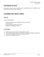 Page 231CHAPTER 2 INSTALLATION
System Data Save
NEAX2000 IVS2 Installation Procedure Manual
ND-70928 (E), Issue 1.0Page 205
SYSTEM DATA SAVE
After system data entry, save the system data to floppy diskette. Refer to “MATWorX Users
Guide” for the operation of system data save.
CLEANING AND VISUAL CHECK
Cleaning
Clean the following places:
Inside of the main equipment, especially the bottom of the base.
On the Top Cover.
Around the Main Equipment and the MDF.
Keyboard on the Attendant Console.
Visual Check
(1)...