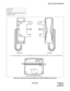 Page 273NDA-24234 CHAPTER 3
Page 243
Revision 3.0
INSTALLATION PROCEDURE
Figure 016-8  Mounting of Handset (Right Side of DESK CONSOLE) (Continued)
NAP-200-016
Sheet 14/41
Installation of the DESK CONSOLE and 
Cable Connection
3. Connect the Handset code to HAND H/S0 connector as shown below (H/S1 is not used for the Handset).
Bottom View of DESK CONSOLE Bottom view
Top View
Code
HAND
H/S0
H/S1 