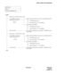 Page 353NDA-24234 CHAPTER 5
Page 323
Revision 3.0
INSTALLATION TEST PROCEDURE
NAP-200-028
Sheet 1/1
Circuit Card Initialization Test
START
Make the No. 0 CPU the ACT system.
In each PIM, initialize any  
Line/Trunk circuit card.On the selected Line/Trunk circuit card, set the MB switch UP.
The OPE lamp goes out.
System Message “7-K” is displayed.
Set the MB switch DOWN.
The OPE lamp turns ON.
System Message “7-L” is displayed.
Clear the alarm Clear the alarm indication by pressing the “ALM RST” button 
on the...