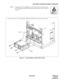 Page 274NDA-24238 CHAPTER 4
Page 247
Revision 3.0
UNIT/CIRCUIT CARD REPLACEMENT PROCEDURE
STEP 4 After turning “ON” the MBR key on the DSP of the new CPR, insert the
new CPR into the LPM. Then, fasten the retained four screws. (Refer to
Figure 4-7)
Figure 4-7   Accommodation of New CPR into LPM
ATTENTIONContents
Static Sensitive
Handling
Precautions Required
CPR LPM
As shown in Figure 4-7, insert the new CPR into the LPM. Then, fasten the four screws. 