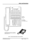 Page 29Charts and Illustrations
DS1000/2000 Software ManualChapter 1: Features21
Figure 2:  22-Button Display Telephone (U Slot and DS1000)
123
456
789
0
ABC DEF
MW ICM
FLASH DND
DIAL MIC
LND SPK
CONF
HOLD GHI JKL MNOMNO
PQRS TUV
OPER
VOLWXYZ
CLEAR
CHECK
80000 -62A
LINE 1      LINE 2      LINE 3       LINE 4      LINE 5      LINE 6
LINE 7      LINE 8LINE 9 LINE 10 LINE 11 LINE 12 BIN 1        BIN 2        BIN 3        BIN 4        BIN 5
BIN 6        BIN 7        BIN 8        BIN 9       BIN 10
For Attendants:...