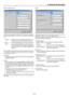 Page 908-21
WEP (for Wireless only)
Select this option whether using the WEP (Wired Equivalent Pri-
vacy) key for encryption or not. To use encryption, specify WEP
key.
Disable ........ Will not turn on the encryption feature. Your com-
munications may be monitored by someone.
64bit ............ Uses 64-bit datalength for secure transmission.
128bit .......... Uses 128-bit datalength for secure transmission.
This option will increase privacy and security
when compared to use of 64bit datalength en-
cryption....