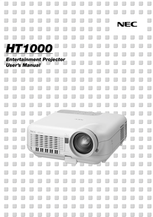 Page 1HT1000
Entertainment Projector
User’s Manual 