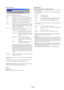 Page 40E-36
Entry Edit CommandImage Options
Selecting Aspect Ratio (not available for Viewer)
Aspect Ratio allows you to select the best Aspect mode to display
your source image.
When screen size 4:3 is selected for the source, the following selec-
tions will display:
Normal ........... Standard 4:3 Aspect
Zoom ............. All 4 sides stretched
Cinema .......... Top and bottom reduced to display with black bor-
ders on top and bottom. Available for 4:3 only
V-Zoom .......... Top and bottom stretched....