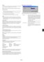 Page 51E-47
Tools
Provides tools for setting sleep timer, capturing images and displaying
files or changing your background logo in a PC Card.
NOTE: The Capture and PC Card Files features are required for a PC card.
Using Sleep Timer
1.Select your desired time between 30 minutes and 16 hours: Off, 0:30,
1:00, 2:00, 4:00, 8:00, 12:00, 16:00.
2. Select “Set” and press the ENTER button on the remote control.
3. The remaining time starts counting down.
4. The projector will turn off after the countdown is...