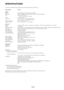 Page 56E-52
SPECIFICATIONS
This section provides technical information about the HT1000 Projectors performance
Model Number HT1000
Optical
DMD™ Single Chip Digital Micromirror Device (DMD™)
Resolution 1024768 pixels up to 1080p (1920 1080) with Advanced AccuBlend
Lens Manual zoom and focus: F2.5 – 2.8 f = 22.4mm – 27.0mm
Lamp 220 W DC standard
Image Size 30 – 200 (0.8 m – 5.08 m) diagonal (4:3) 40 – 200 (1.0 m – 5.08 m) diagonal (16:9)
Projection Distance 2.95ft – 24.93ft / 0.9m – 7.6m
Projection Angle 18.6°...