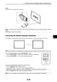 Page 37E-26
NOTE: Keystone angle can be corrected between 15 degrees upward and 15 degrees downward of projector tilt from level.
To correct keystone distortion using the KEYSTONE +/- button:1. Press the KEYSTONE +/- button once to display the slide bar for adjustment.
2. Press the KEYSTONE + or - to correct the keystone distortion.
Focus
Use the Focus ring to obtain the best focus.
Correcting the Vertical Keystone Distortion
The Keystone correction feature will correct the vertical distortion of a projected...