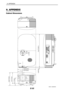 Page 66E-55
Unit = inch/mm
9. APPENDIX
Cabinet Dimensions
9. APPENDIX
PC CONTROL
COMPONENT IN COMPUTER IN
VIDEO IN AUDIO IN
S-VIDEO INR Cr/Pr Cb/Pb
Y
L
AUDIO IN
AC IN
LAMP
STATUS
POWER
AUTO
ADJ.ON/STAND BYSELECT
FOCUS
LENS SHIFTDOWN
UP
SOURCE
2.07/52.5 7.36/187.0
0.33/8.5 13.27/337.0 3.11/79.05.24/133.2
4.4/113.0 