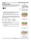 Page 34page 2.18
2. InstallationiS15-2K Cinema Projector: User Manual
Shifting the image
The normal position for the projector is at the centre of the screen. However, you
can set the projector above or below the centre, or to one side, and adjust the image
using the Lens shift feature to maintain a geometrically correct image.
•  Any single adjustment outside the ranges specified below may result in an
unacceptable level of distortion, paricularly at the corners of the image, due to
the image passing through...