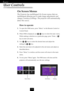 Page 18

The Projector has multilingual On Screen menus that are
multilingual allowing you to make image adjustments and
change a variety of settings. The projector will automatically
detect the source.
How to operate
1.To open the OSM menu, press “Menu” on the Remote Control or
Control Panel.
2.When OSM is displayed, use     keys to select the main menu.
While making a selection on a particular page, press “Enter / 
”
key to enter sub menu.
3.Use      keys to select the desired item and adjust the...