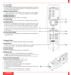 Page 15MAGNIFY SLIDEVOLUME
POSITION FREEZEPIC-MUTE
OFF
VIDEO
MENU LASER
R-CLICK
RGB PC CARDS-VIDEOON
POWER
+-
++ +
-- -
27
11 Laser Button
Press and hold this button to activate the laser pointer. When lit, you can use
the laser to draw your audiences attention to a red dot that you can place on
any object within 30 feet (10 m).
12 Mouse Pointer Buttons
Works as a mouse for your computer. This button is also used to adjust
screen position. Push (+) or (Ð) to select the submenu you want to adjust.
13 Right Click...