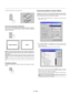 Page 31E Ð 28
Customizing Basic/Custom Menu
The Basic/Custom menu can be customized to meet your requirements.
Selecting a menu item from the ÒBasic/Custom Menu EditÓ list, allows
you to custom tailor the menu items to your needs.
1. Select ÒBasic/Custom Menu EditÓ to display the ÒBasic/Custom
Menu EditÓ screen.
2. Use the s or t button to highlight your selection and press the
Enter button to place a check mark next to an option. This action
enables that feature.
Press the Enter button again to clear the check...