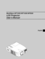 Page 4E Ð 1
MENU
ENTERCANCELS
E
L
E
C
T
P
O
W
E
R S
T
A
T
U
S
O
N/S
T
A
N
D
 B
YS
O
U
R
C
EA
U
T
O A
D
J
U
S
T
A
C
 IN
S-VIDEO
VIDEO AUDIO RGB INPUT 2
AUDIO RGB INPUT 1
L/MONO
R
AUDIORGB MONITOR
   OUTPUT
USB
PC-CARDC CONTROLMOUSE
OUTREMO
CONTR
INPU
MultiSync MT1055/MT1050/MT850
LCD Projector
UserÕs Manual
English 