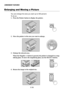 Page 56E-56
Enlarging and Moving a Picture
CONVENIENT FEATURES
You can enlarge the area you want up to 400 percent.
To  do so:
1. Press the Pointer button to display the pointer.
2. Move the pointer to the area you want to enlarge.
3. Enlarge the selected area.
When the Magnify (+) button is pressed, the pointer is changed to a mag-
nifying glass. To move the magnifying glass, use the SELECT button.
4. Return the image to the original size.
POINTER
SELECT
MAGNIFY
MAGNIFY 