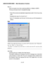 Page 107E-107
USING ON-SCREEN MENU  Menu Descriptions & Functions
Key1-4:
Enter encryption key when selecting [64bit] or [128bit] in [WEP].
The key can also be set in hexadecimal digit.
  * Enter 0X(numeral and alphabet respectively) right in front of your key
code.
 * Hexadecimal uses 0 to 9 and A to F.
 * Up to 10 characters can be set in 64 bit and up to 26 characters in
128 bit.
Mail
NOTE: To the Mail Alert feature on wireless LAN connection, select Infrastruc-
ture for Mode in Network Type.
Test Mail is...