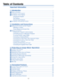 Page 6v
Table of Contents
Important Information.........................................................................i
1. Introduction......................................................................................1
 Whats in the Box? ........................................................................................................ 2
 Introduction to the Projector ......................................................................................... 3
 Part Names of the Projector...