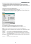 Page 9787
6. Using On-Screen Menu
To receive error messages or information on the remaining lamp life via e-mail:
1. On the [Mail] tab,  select [Alert Mail] and press the ENTER b utton. A chec k mark will be placed.
2. Set [Senders Address],  [SMTP Server Name] and [Recipients Ad dress]. Select [OK] and press the
ENTER b utton.
(
→ page  92)
To execute [Easy Connection] using Image Express Utility 2.0:
The [Easy Connection] is a mode that can abbreviate the troublesome LAN settings when using the Image Ex-...