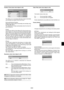 Page 37E-31
Position/Clock
Horizontal
Vertical
Clock
Phase
100
800
50 50
This allows you to manually adjust the image horizontally
and vertically, and adjust Clock and Phase.
[Horizontal/Vertical Position]
Adjusts the image location horizontally and vertically using
the 
 and  buttons.
This adjustment is made automatically when the Auto Ad-
just is turned on.
[Clock]
Use this item with the “Auto Adjust off” to fine tune the com-
puter image or to remove any vertical banding that might
appear. This function...