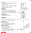 Page 15MAGNIFY SLIDEVOLUME
POSITION FREEZEPIC-MUTE
OFF
VIDEO
MENU LASER
R-CLICK
RGB PC CARDS-VIDEOON
POWER
+-
++ +
-- -
27
11 Laser Button
Press and hold this button to activate the laser pointer. When lit, you can use
the laser to draw your audiences attention to a red dot that you can place on
any object within 30 feet (10 m).
12 Mouse Pointer Buttons
Works as a mouse for your computer. This button is also used to adjust
screen position. Push (+) or (Ð) to select the submenu you want to adjust.
13 Right Click...