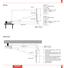 Page 1833
INSTALLATION34 Desk top
Ceiling mount
C
AScreen center
DE
B
LT100 : 3.8Ó (97mm)
LT81 : 3.4Ó (85.6mm)
Projector feet a
Projector feetC
a
D
E B
AUnit (inch)
H (inch) = Width of screen
A = C / cosa
B = 3.7H / 25.4
C (WIDE) = (2.0262H) Ð 2.437
C (TELE) = C (WIDE)21.3
D = E / 2
E = H / 423
Unit (mm)
H (inch) = Width of screen
A = C / cosa
B = 3.7H
C (WIDE) ={(2.0262H) Ð 2.437} 225.4
C (TELE) = C (WIDE)21.3
D = E / 2
E = H / 423
A : Distance between lens center and
screen center
B : Vertical distance...