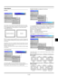 Page 40EÐ37
Keystone distor tionNormal
Aspect Ratio allows you to select the best Aspect mode to display
your source image.
When 4:3 is selected from the source (i.e. DVD player), the following selec-
tions will display:
Normal Zoom Wide Zoom Cinema
Standard
4:3 AspectAll 4 sides stretched
Left & Right
stretchedLeft and right
stretched
When 16:9 is selected from the source (i.e. DVD player), the following se-
lections will display:
Normal Zoom Wide Zoom Cinema
16:9 image displayed
 in 4:3 modeAll 4 sides...