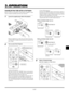 Page 30EÐ27
RGB
STATUS
POWERON /
STAND BYSOURCE
3.OPERATION
AC  INPC CARD
USB VIDEO S-VIDEO
RGB
AUDIO
PC CONTROL
MENU
ENTERCANCELSELECT
A
U
T
O
A
D
J
U
S
T
P
C C
A
R
D A
C
C
E
S
S
S
T
A
T
U
S
P
O
W
E
RO
N/
S
T
A
N
D
 B
YS
O
U
R
C
E
1Connect the supplied power cable to the projector.
2Turn on and off the Projector
3
Connecting the Power Cable and Turn on the Projector
POWER ON/STAND BY button
Indicator
To turn on the projector:
Only after you press the ÒPOWERÓ button on the projector
cabinet or the remote...