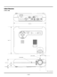 Page 59EÐ56
MENU
ENTERCANCEL
SELECT
AUTO
ADJUST
PC  CARD  ACCESSSTATUSPOWER
ON / STAND BY SOURCE
AC  INPC CARD
USB VIDEO
S-VIDEO RGB AUDIO
PC CONTROL
238 (9.4)
196 (7.7)
29.5 (1.16) 53 (2.1)
8.5 (0.33)43.5 (1.71)
Cabinet Dimensions
Unit = mm (inch)
LT150 / LT85
Lens centerLens center 