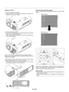 Page 29E – 26
VIDEO S-
VIDEOAUTO ADJ.
RGB 1
MENU LASERRGB 2 PJ
ON OFF
[Poor picture]
[Normal picture] Adjust the Tilt Foot
1. Lift the front edge of the projector.
2. Press the Tilt button on the front of the projector to extend the ad-
justable tilt foot (maximum height).
MENUENTERCANCELSELECT
POWERSTATUS ON
/STAND BYSOURCE
AUTO 
ADJUST
PC  CARD 
ACCESS
AC  IN
C
 C
A
R
D
U
S
BP
C
 C
O
N
T
R
O
LV
I
D
E
OS
-
V
ID
E
OR
G
BA
U
D
IO
2
1
3. Press and hold the Tilt button.
4. Lower the front of the projector to the...