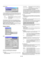 Page 39E – 36
Factory Default
Changes all adjustments and setting to the factory preset for each
source individually except Lamp Hour Meter, Projector Usage, Lan-
guage and Communication Speed. (To reset the lamp usage time, see
Clear Lamp Hour Meter on page E-38.)
All Data ............... Reset all the adjustments and settings for all the signals
to the factory preset.
Current Signal ..... Resets the adjustments for the current signal to the fac-
tory preset levels.
The items that can be reset for the...