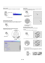 Page 32E – 28
Volume control:
Sound level from the speaker on the projector can be adjusted.
increase volume
VOLUME
Volume bar
decrease volume
Turning off picture and sound:
Press the Picture Mute button to turn off the image and sound for a
shor t period of time. Press again to restore the image and sound.
PIC-MUTE
Getting Help about how to operate the projector:
You get the contents about Help.
Display Help
SELECT
Exit Help
Using Pointer
You can use one of eight pointers to draw your audience's attention...