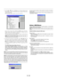 Page 34E – 30
2. Use the  or  button to highlight your selection and press the
Enter button to place a check mark next to an option. This action
enables that feature.
Press the Enter button again to clear the check box.
If you select an item with a solid triangle  and press the Enter
button on the remote control or the projector cabinet, you can
enable all the items within that submenu.
Also you can turn on an item within the submenu without placing
a check mark on the main menu item.
NOTE: Up to 12 main...