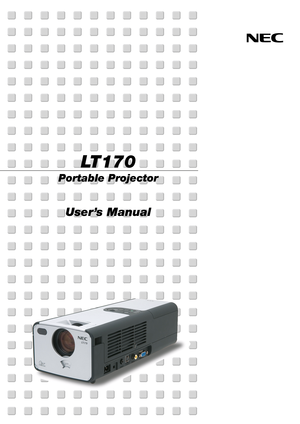 Page 1LT170
Portable Projector
User’s Manual 