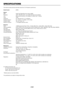 Page 39E-39
SPECIFICATIONS
This section provides technical information about the LT170 Projectors performance
Model Number LT170
Optical
DMD Single Chip Digital Micromirror Device (DMD)
Resolution 1024768 pixels native*, up to UXGA with Advanced AccuBlend
Lens Manual zoom and focus: F=2.0 (Wide)-2.13 (Tele), f=25.7 - 28.3mm
Lamp 145W
Image Size 30 - 200 inches (0.8 - 5.1 m) diagonal
Projection Distance 3.51 - 26.67 ft / 1.07 (Wide) - 8.13 m (Tele)
Projection Angle Tele : 8.6°/ Wide : 9.5°
Keystone Correction...