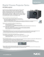 Page 1www.necdisplay.com
Digital Cinema Projectors
Digital Cinema Projector Series  
NC3240S projector 
Using DLP Cinema® technology from Texas Instruments®, NEC’s imp\
roved 
digital cinema projectors deliver exceptional image quality, brightness,\
 
resolution, contrast and colorimetry. NEC’s award-winning digital cin\
ema 
projectors are designed with a focus on quality and ease-of-use for movi\
e 
theatres of all sizes: NC3240S for the largest cinema screens (up to 10\
5-feet 
wide*) and medium-sized...