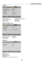 Page 7162
5. Using On-Screen Menu
[SOURCE]
[SOURCE	NAME]	 	 [HORIZONTAL	FREQUENCY]
[VERTICAL	FREQUENCY]		 [SIGNAL	TYPE]
[VIDEO	TYPE]	 	 	 [SYNC	 TYPE]
[SYNC	POLARITY]	 	 [SCAN	 TYPE]
[WIRED	LAN]	(NP215	only)
[PROJECTOR	NAME]	 [IP	ADDRESS]
[SUBNET	MASK]		 [GATEWAY]
[MAC	ADDRESS]
[VERSION]
[PRODUCT]	
[SERIAL	NUMBER]
[FIRMWARE]	Version
[DATA]	Version
[CONTROL	ID]	(when	[CONTROL	ID]	is	set) 