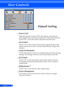 Page 3024
English ...
User Controls
  Source Lock
  
When this function is turned “Off”, the projector will search for 
other signals if the current input signal is lost. When this function is\
 
turned “On”, it will only search a specified connection port.
  Fan Control
  Choose “On” to turn on Fan Control mode. Operate the fan at full 
speed continuously to allow for proper high altitude cooling of the 
projector.
 Lamp Life Reminder
    Choose this function to show or to hide the lamp end of life warning...