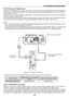 Page 2615
COMPUTER	3	(DVI-D)	IN
PHONE
AUDIO	IN
2. Installation and Connections
When	 Viewing	a	DVI	Digital	Signal
To	project	a	DVI	digital	signal,	be	sure	to	connect	the	PC	and	the	projector	using	a	DVI-D	signal	cable	(not	supplied)	
before	 turning	 on	your	 PC	or	projector. 	Turn	 on	the	 projector	 first	and	 select	 COMPUTER	 3	from	 the	source	 menu	
before	turning	on	your	PC.
Failure	 to	do	 so	may	 not	activate	 the	digital	 output	 of	the	 graphics	 card	resulting	 in	no	 picture	 being	displayed....