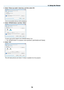 Page 92
8
5. Using the Viewer
3. Select “Share my media” check box, and then select OK. 
 
  A list of accessible devices will be displayed.
4. Select “NP3250 Series” and then “Allow”.
 
  A check mark will be added to the “NP3250 Series” icon.
• The “NP3250 Series” is a projector name specified in [NETWORK SETTINGS]. 
5. Select “OK”.
 
  This will make pictures and video in “Library” available from the projector. 