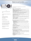 Page 1Powerful installation projectors equipped to take on the most demanding
integration projects.
FLEXIBILITY ENABLES PERFORMANCE.
°Brightenough for most any application: 3500 ANSI (NP1000) and 4000 ANSI (NP2000).
°
Vertical and horizontal lens shiftenables flexible projector placement.
°
Complete line of optional bayonet style lensesallow for a quick and easy lens change.
°
Geometric correctiontool allows you to project on spheres, cylinders, corner angles and more.
°
Flexible video/data...