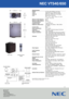 Page 2SPECIFICATION
Display: 3 x 0.9” with LCD Micro Lens Array
Lamp: 160W NSH Lamp (130W Eco Mode)
Lamp life: 2000hours, 3000hours in Eco Mode
Lens: Manual Zoom and focus
F
2.0– 2.3, f = 35.8– 43 mm / F1.7-2.0
f = 33.5 – 40.1 mm
Minimum Image Diagonal: 63cm
Maximum Image Diagonal: 762cm
Throwing Distance: 11 – 11.2m
Projection factor: 1.95-2.3/1.8-2.15
Brightness (ANSI lumen): 1000(800in Eco Mode) / 1500 (1200in 
Eco Mode)
Contrast ratio: 400:1
Colour reproduction: 16.77million
Frequency: Horizontal:...