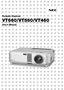 Page 1Portable Projector
VT660/VT560/VT460
User’s Manual 