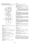 Page 11E-9
Part Names of the Remote Control
NOTE: If you are using a Macintosh computer, you can click either the CANCEL(right-click) or ENTER (left-click) button to activate the mouse.
1. Infrared Transmitter
Direct the remote control toward the remote sensor on the projector
cabinet.
2. LED Flashes when any button is pressed.
3. POWER ON Button When the main power is on, you can use this button to turn your
projector on.
NOTE:  To turn on the projector, press and hold the POWER ON button for aminimum of two...