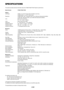 Page 36E-34
SPECIFICATIONS
This section provides technical information about the VT660/VT560/VT460 \
Projectors performance
Model Number VT660/VT560/VT460
Optical
LCD Panel VT660: 0.7 p-Si TFT active-matrix with Micro Lens ArrayVT560/VT460: 0.7 p-Si TFT active-matrix
Resolution VT660/VT560: 1024 768 pixels native, up to UXGA with Advanced AccuBlend
VT460: 800 600 pixels native, up to UXGA with Advanced AccuBlend
Lens Manual zoom and focus: F1.7 - 2.0    f=21.6 - 25.9mm
Lamp 200 W (160 W Eco mode)
Image Size...