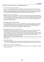 Page 65
58
7. Appendix
If there is no picture, or the picture is not displayed correctly.
• Power on process for the projector and the PC.
Be sure to connect the RGB cable between the projector and the computer before turning on the computer.
There are some notebook PCs, which do not output signal unless there is a projector or monitor conn\
ected first.
NOTE: You can check the horizontal frequency of the current signal in the projector’s menu under Information.  If it reads
“0kHz”, this means there is no...