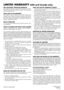 Page 84NEC SOLUTIONS’ PROJECTOR PRODUCTSNEC Solutions (America), Inc. (hereafter NEC Solutions) warrants
this product to be free from defects in material and workmanship
under the following terms.
HOW LONG IS THE WARRANTYNEC Solutions’ VT670, VT570, VT470 and VT47 projectors are
covered by a two (2) year limited parts and labor warranty from
the date of the first customer purchase. The lamp when used un-
der normal operationg conditions is warranted for 500 hours or
90 days, whichever comes first.
WHO IS...