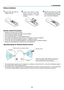 Page 16
8
1. Introduction
Remote Control Precautions
•Handle the remote control carefully.
• If the remote control gets wet, wipe it dry immediately.
• Avoid excessive heat and humidity.
• Do not heat, take apart, or throw batteries into fire.
• If you will not be using the remote control for a long time, remove the \
batteries.
• Ensure that you have the batteries ’ polarity (+/-) aligned correctly.
• Do not use new and old batteries together, or use different types of batteries together.
• Dispose of used...