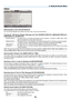 Page 104
9
6. Using On-Screen Menu
[MENU]
Select  ng  m enu Color [C OLOR  S ELECT]
You can choose between two options for menu color: color and monochrome.\
Turn ng On / Off Source D  splay,  m essage and T  me [SOURCE DIS p LAY], [ m ESSAGE DIS p LAY], 
[TI m E DIS p LAY], [ID DIS p LAY]
SOURCE  DISPLA y   .......  This option turns on or off input name display such as Computer 1, Computer 2, HDMI, Video, and No 
Input to be displayed on the top right of the screen.
MESSAGE  DISPLA y...