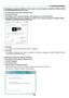 Page 66
54
4. Convenient Features
Chang

ng the resolut

on of W

ndows V

sta screen to the 

nformat

on on [DIS p LAY RESOLUTION] 

n the NETWORK 
p
ROJECTOR screen.
1.   Click [Start] from the desktop of Windows Vista.
2.   Click [Control Panel].
3.
  Click [Adjust screen resolution] displayed under [Appearance and Personalization].
4.
  Operate [Resolution] slide bar to change the resolution to the resolution displayed on [DISPLA y  RESO
-
LUTION] in the NETWORK PROJECTOR...