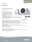 Page 1
Easy-to-use network-ready projector boasting essential 
features you need to connect with your audience.
INTEGRATED NETWORKING  
AND ASSET MANAGEMENT
° Remote diagnostics enable the user to monitor and 
   make adjustments to the projector remotely
° Image Express Utility (IEU 2.0; compatible with 
   Windows or Mac operating systems) dedicated 
   projector software provides wired data transmission 
   over the network
° Integrated RJ45 connection for quick connection to 
   the LAN (10/100 base-T...